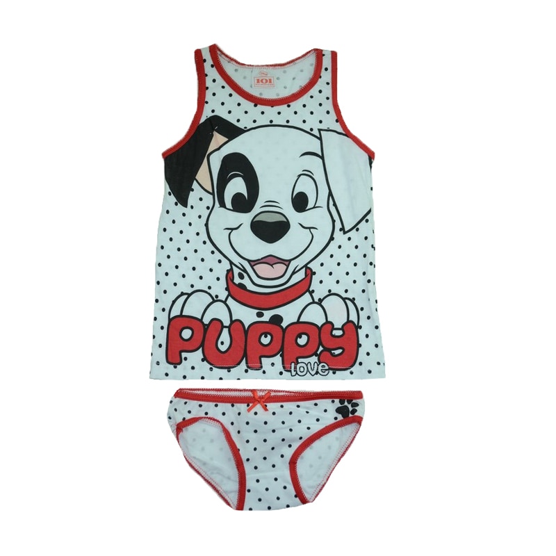 Set maiou si chilot pentru fete E Plus M 101 Dalmatieni DIS D 52 32 1508, Multicolor 2565
