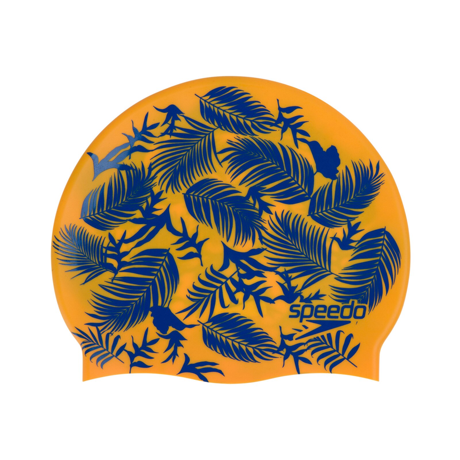 Casca inot pentru copii Speedo Slogan portocaliu-albastru