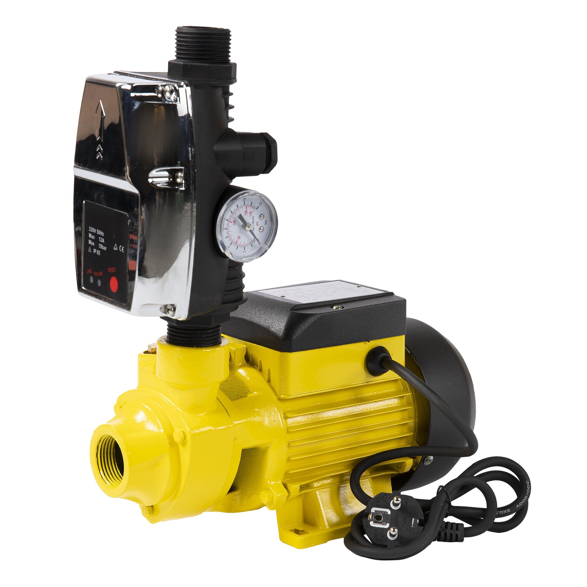 Kit Hidrofor electronic cu pompa apa Liderman® Maxima-QB60, motor 0.37 Kw, inaltime refulare 35m si Prescontrol automat LPC-4