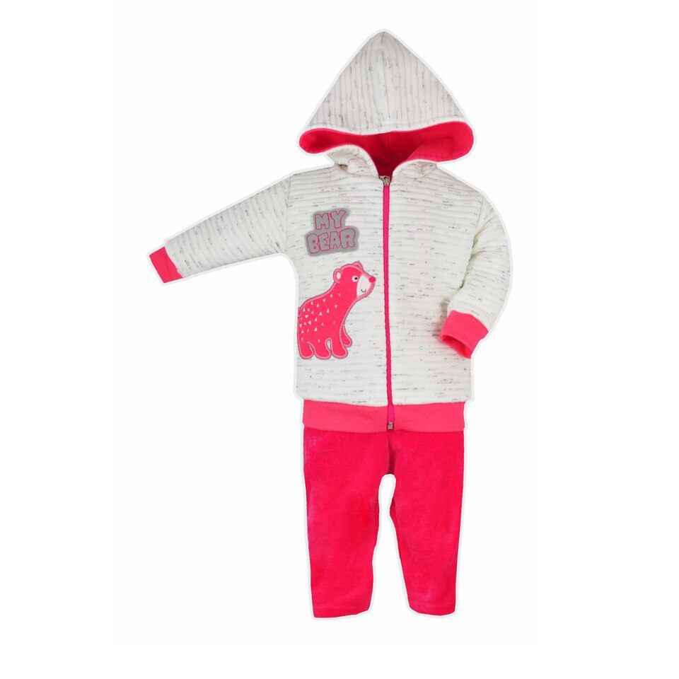 Compleu 2 piese bebelusi Bernard Koala 05-738-RO, Rosu 16484