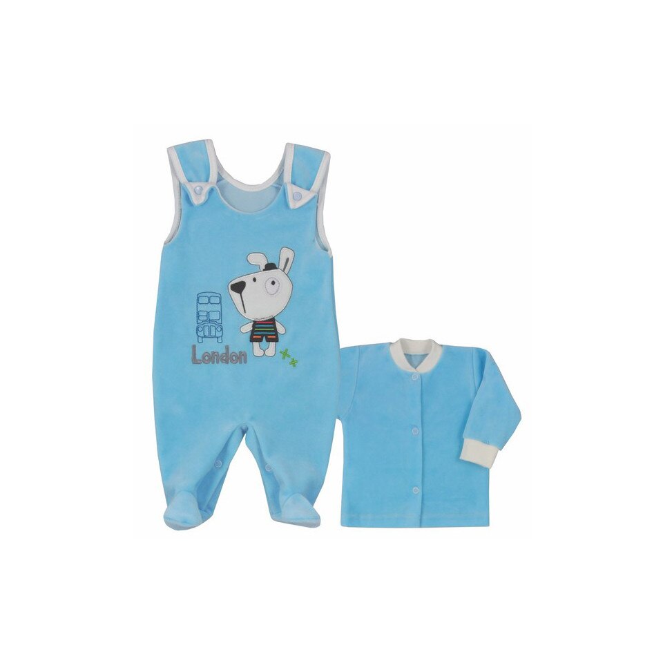 Compleu 2 piese baieti Koala Swiata 05-087A1, Albastru