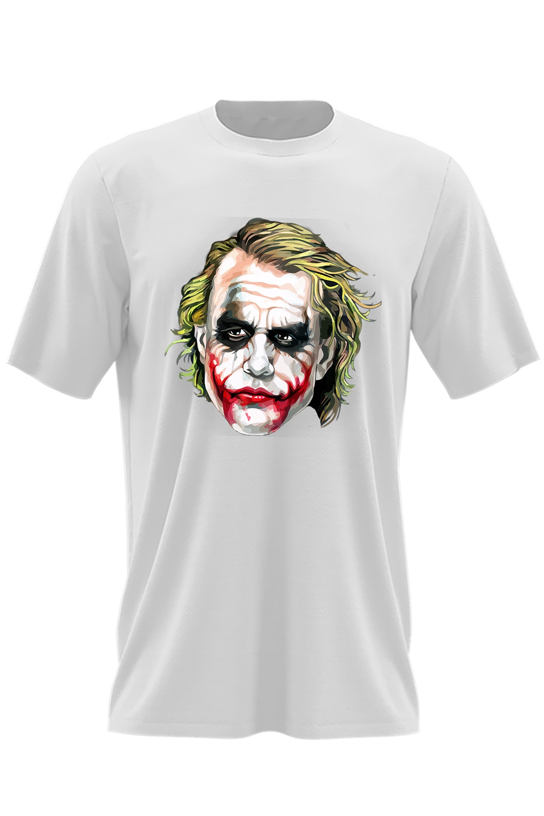 Мъжка тениска Joker Face Game Master Fortnite Legend, бяла, размер XL ...