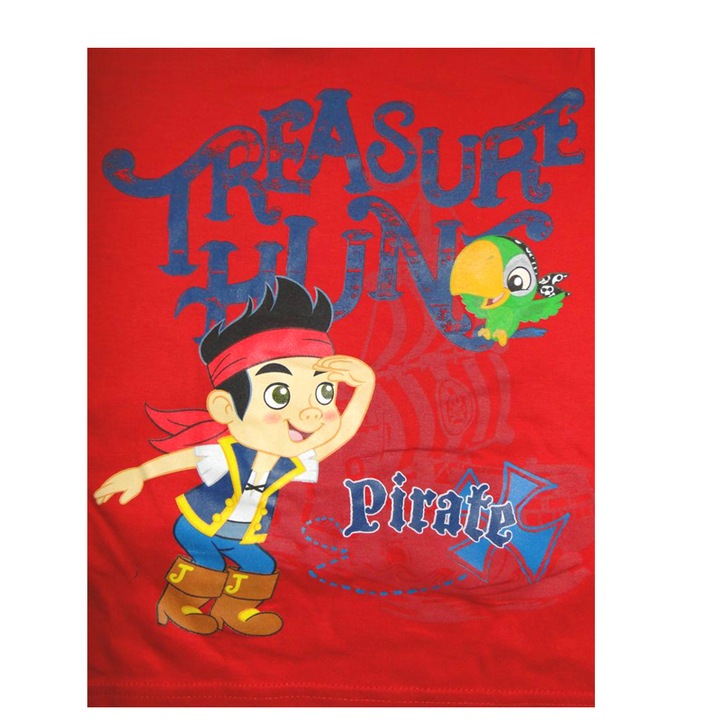 Пижама за момче Pirate Jack Disney NH2102-104, Червена 7030