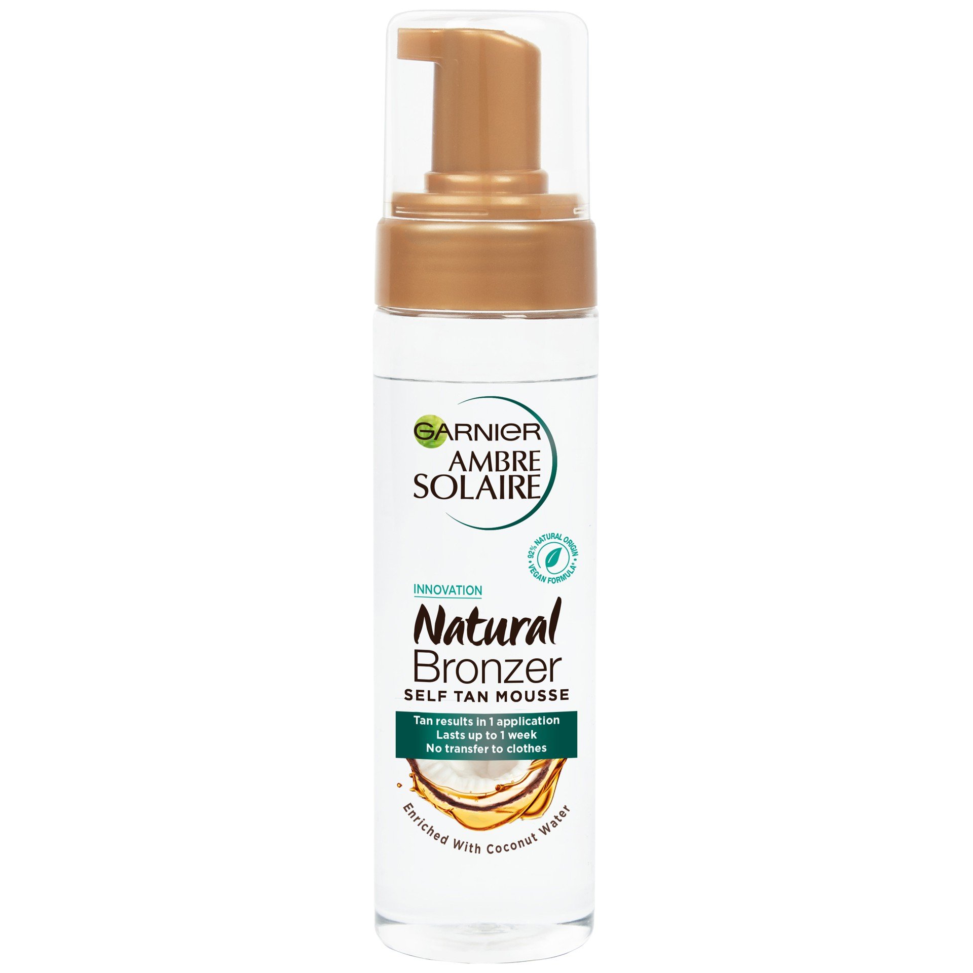 Autobronzant Garnier, Natural Bronzer Mousse, 200 ml
