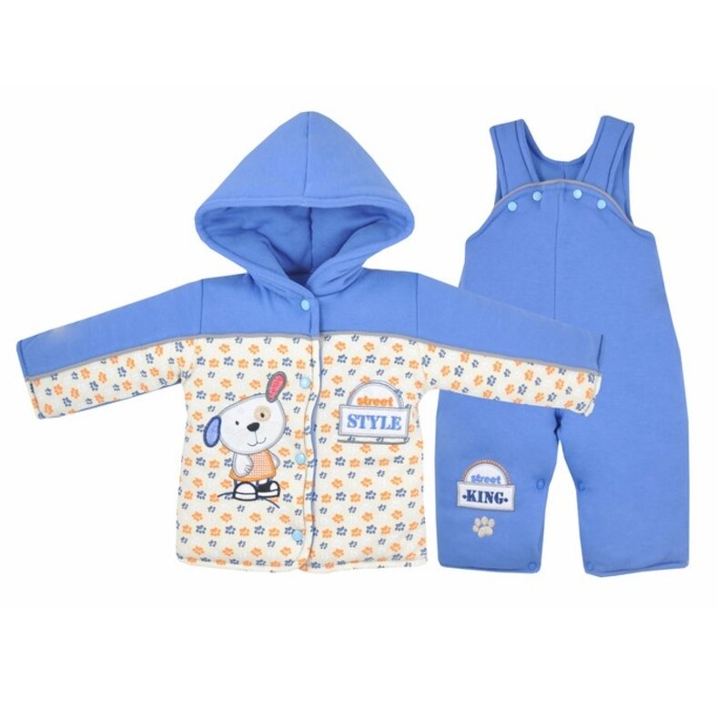 Compleu 2 piese iarna baietei Koala Ciapek 2574-C, Multicolor 74