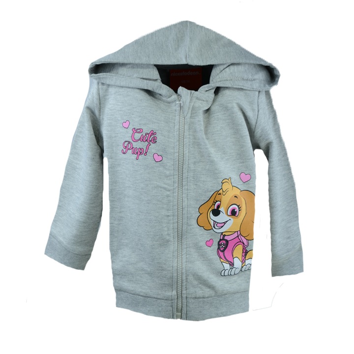 Hosszú ujjú pulóver lányoknak E Plus M Paw Patrol 383659, szürke 51918