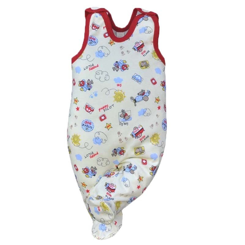Salopeta fara maneci pentru bebelusi Koala Chmurka 1812-1G, Multicolor 74 cm