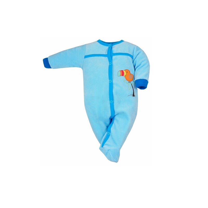 Salopeta cu maneca lunga pentru baieti Koala Kakadu 3248-A, Albastru 68 cm