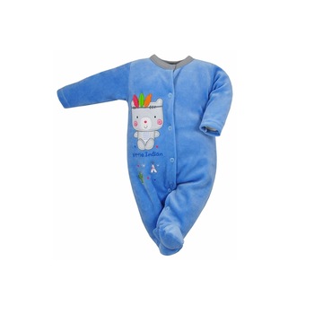 Salopeta cu maneca lunga pentru baieti Koala Tipi 3487-AL, Albastru 74 cm Salopeta cu maneca lunga pentru baieti Koala Tipi 3487-AL, Albastru 74 cm