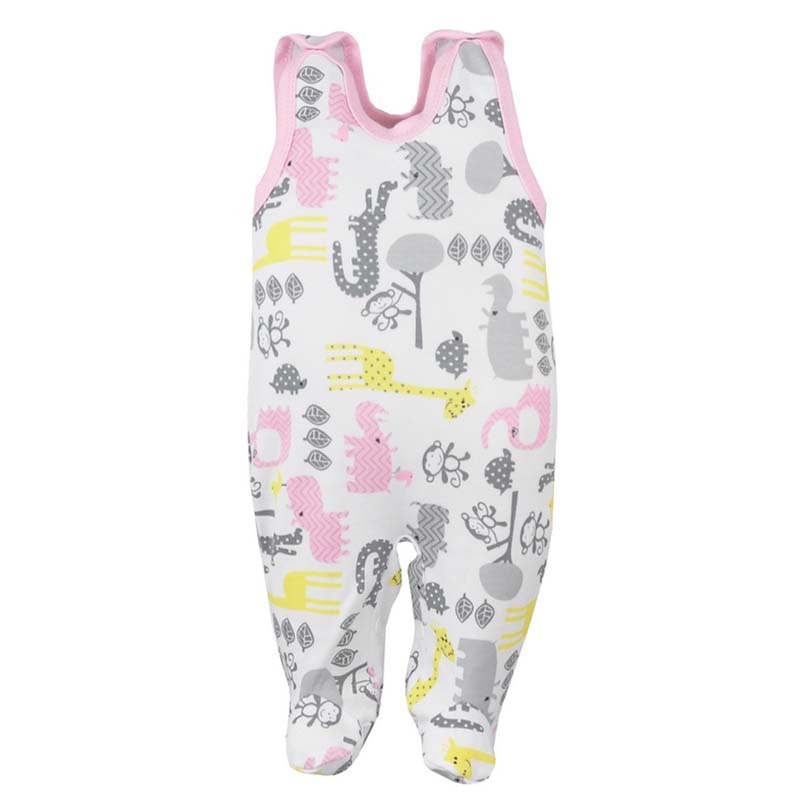 Salopeta fara maneci pentru fete Koala Zwierzyniec 06-377R-62-cm, Multicolor 62 CM