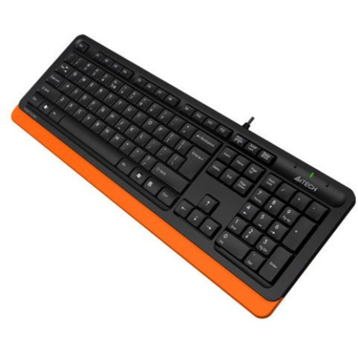 Клавиатура A4Tech FK10, USB, оранжев