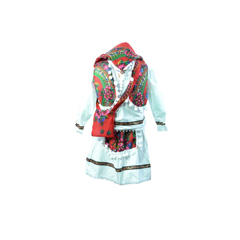 Compleu traditional 5 piese pentru fete RTFB1-A, Multicolor 86