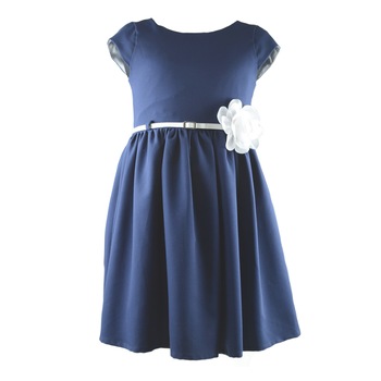 Rochita eleganta pentru fete Mini Junior 96-061F, Bleumarin 134 cm Rochita eleganta pentru fete Mini Junior 96-061F, Bleumarin 134 cm