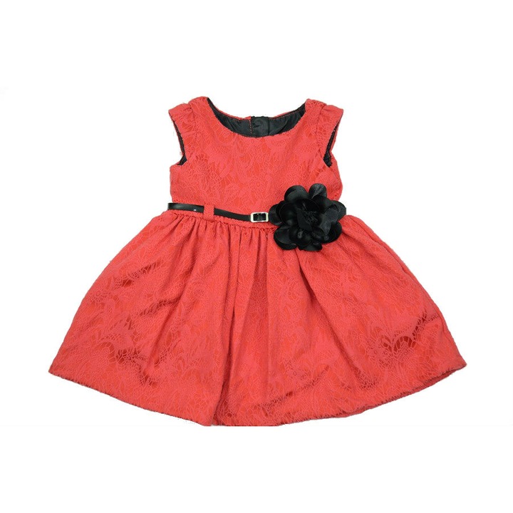 Elegáns ruha lányoknak Mini Junior SRF9-104, Piros 2853