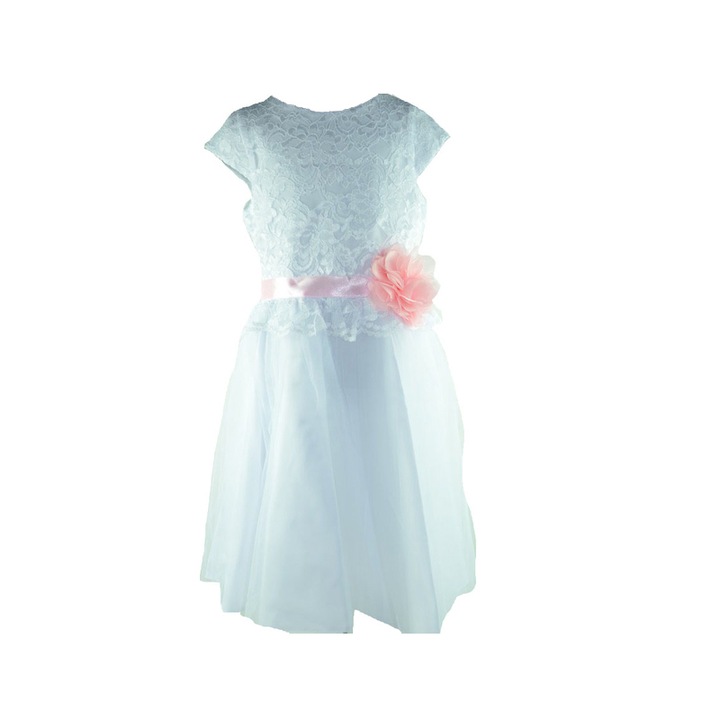 Rochita eleganta pentru fete VIWA Alb, Alb