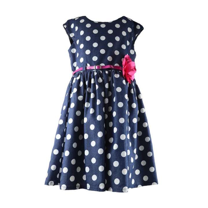 Elegáns ruha lányoknak Mini Junior 96-060F-122, Multicolor 122 CM