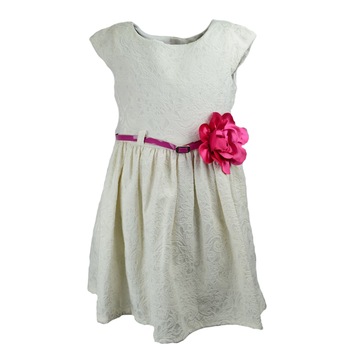 Rochita eleganta pentru fete Mini Junior 1318C, Crem 10552 Rochita eleganta pentru fete Mini Junior 1318C, Crem 10552