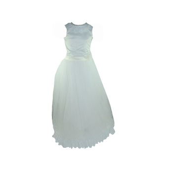 Rochie eleganta pentru fete Colibri RFC3-C, Alb 128 cm Rochie eleganta pentru fete Colibri RFC3-C, Alb 128 cm