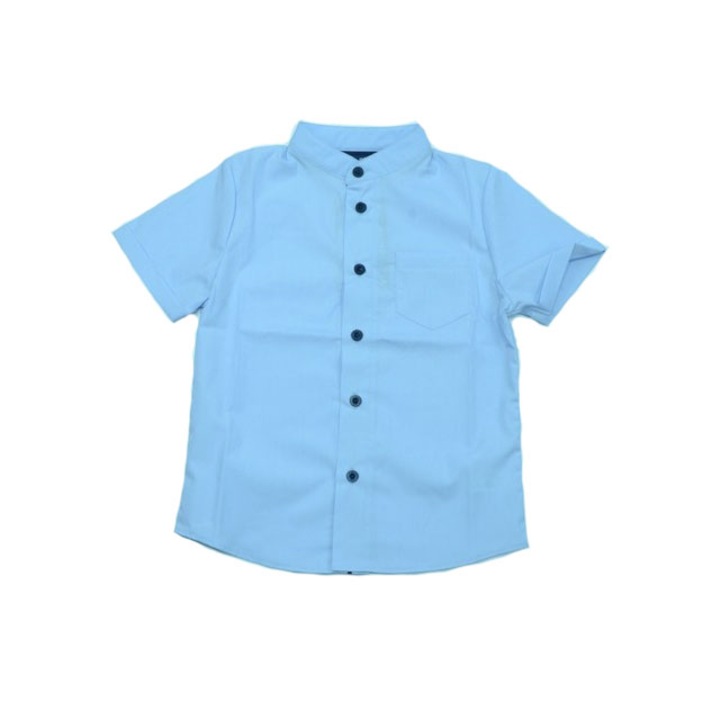 Синя риза GT с къс ръкав 23`, Син