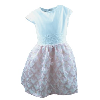 Rochita eleganta pentru fete Mini Junior ASJ9, Multicolor 18543 Rochita eleganta pentru fete Mini Junior ASJ9, Multicolor 18543