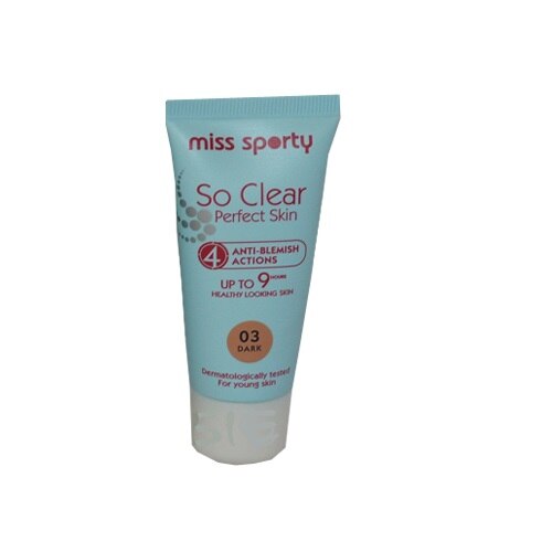 Fond de ten Miss Sporty So Clear ,03 dark,30 ml