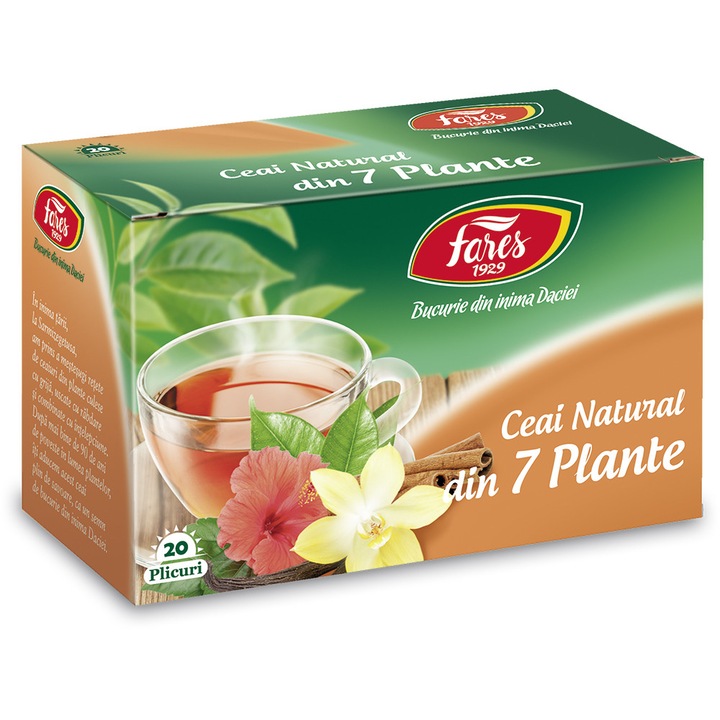 Ceai Natural 7 Plante 20plicuri Fares