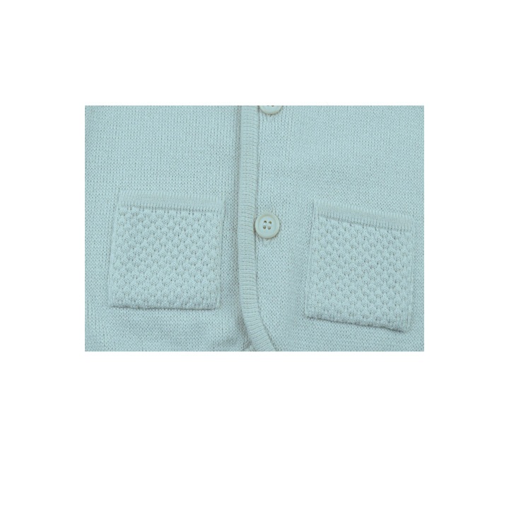 Cardigan cu maneca lunga pentru baieti Christopher Baby Club 5133B-80-cm, Bej 80 CM