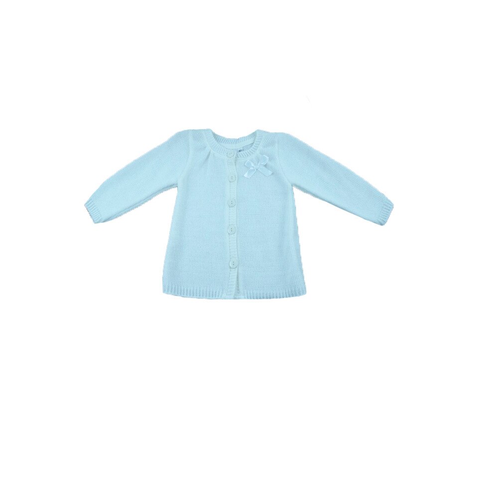 Cardigan maneca lunga pentru fete Karen CFK1, Alb 26609