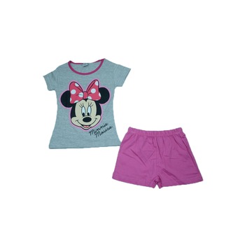 Compleu 2 piese pentru fete Minnie Mouse Disney MMC1-128, Gri 128 CM Compleu 2 piese pentru fete Minnie Mouse Disney MMC1-128, Gri 128 CM