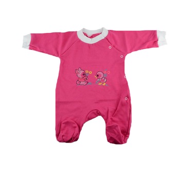 Salopeta cu maneca lunga pentru fete Pifou Model 16 M16-F1-50, Fucsia 50 CM Salopeta cu maneca lunga pentru fete Pifou Model 16 M16-F1-50, Fucsia 50 CM