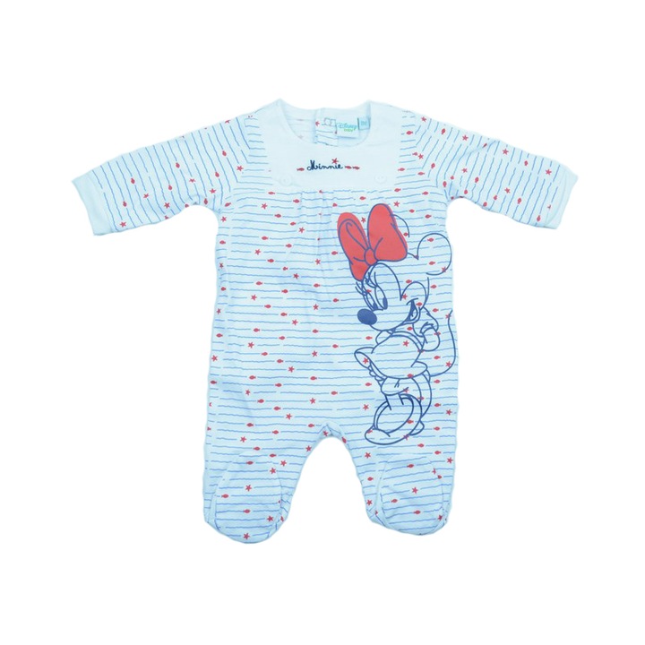 Salopeta fetite Sun City Minnie Mouse ER0173B, Multicolor, Albastru