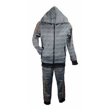 Trening pentru baieti Happy House KK-9001, Gri 140 cm Trening pentru baieti Happy House KK-9001, Gri 140 cm