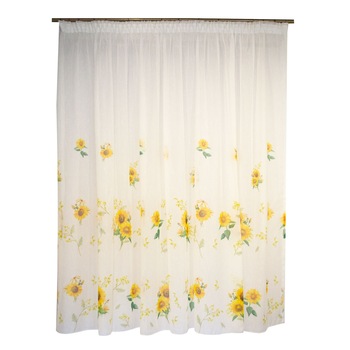 Perdea Velaria de bucatarie cu floarea soarelui 300 x 200 cm Perdea Velaria de bucatarie cu floarea soarelui 300 x 200 cm