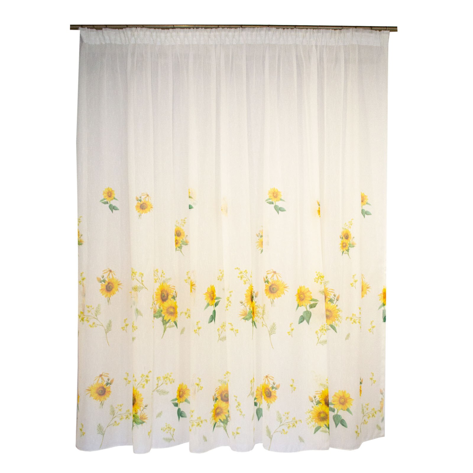 Perdea Velaria de bucatarie cu floarea soarelui 150 x 200 cm