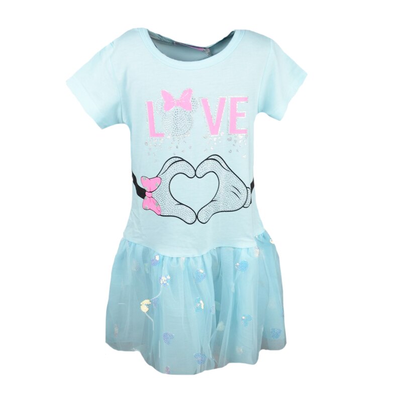 Rochie pentru fete Happy House HH247, Albastru 128 cm