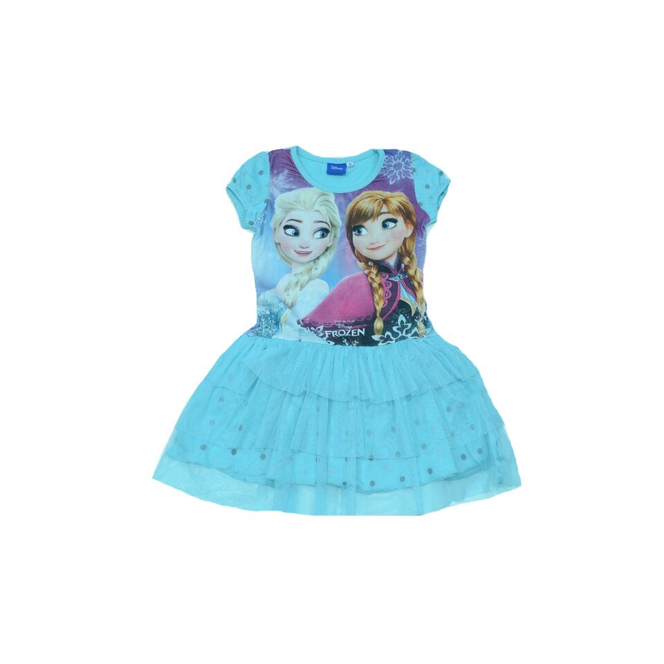 Rochie pentru fete Setino Frozen FR-G-DRESS-05, Multicolor 128 cm