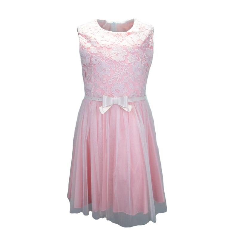 Rochita eleganta pentru fete Mini Junior DS76, Roz 158 cm