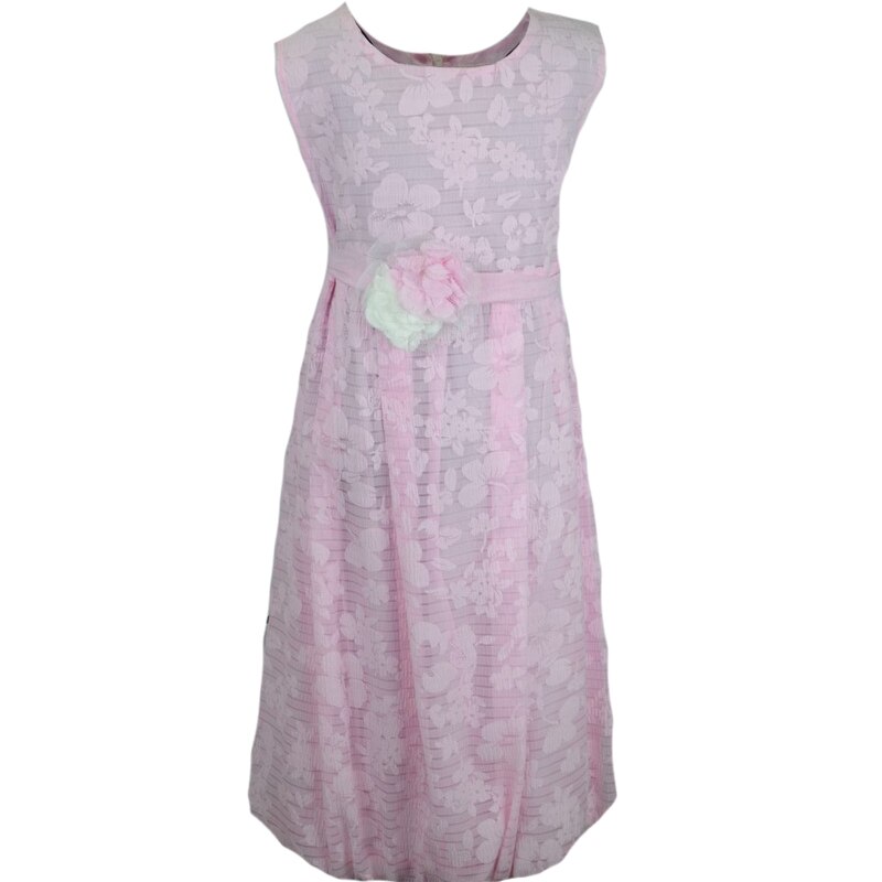 Rochita eleganta pentru fete Mini Junior RM-22, Roz 140 cm