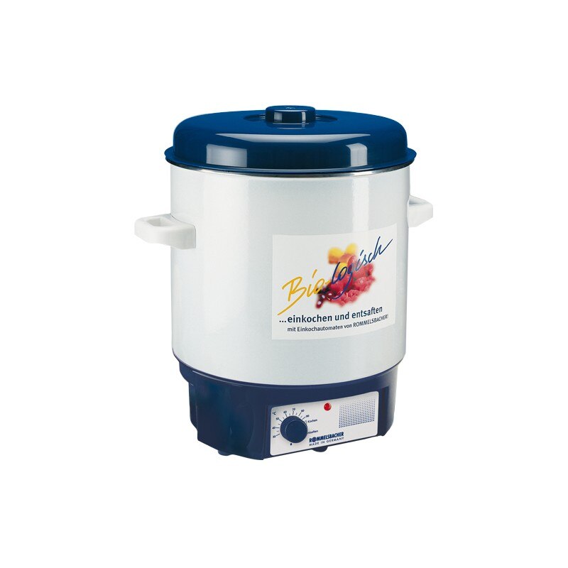 Vas de gatit automat, capacitate 27 litri, protectie impotriva evaporarii si supraincalzirii, 1800 W, termostat de precizie integrat pentru temperatura constanta, Rommelsbacher, KA1800