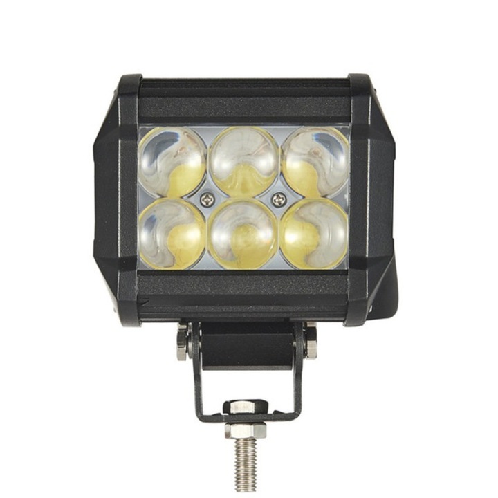 LED Bar Auto Offroad 4D 18W/12V-24V, 1530 Lumeni, 4"/10 cm, Spot Beam 12 Grade