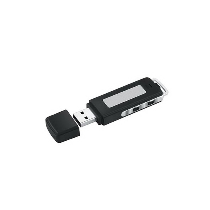 Reportofon Spionaj Ultra-Profesional cu Detectie Vocala, Ascuns in Stick USB, Autonomie 26 de ore, Clear HD Sound 384kbps, 8GB -564 de Ore, Spy Expert