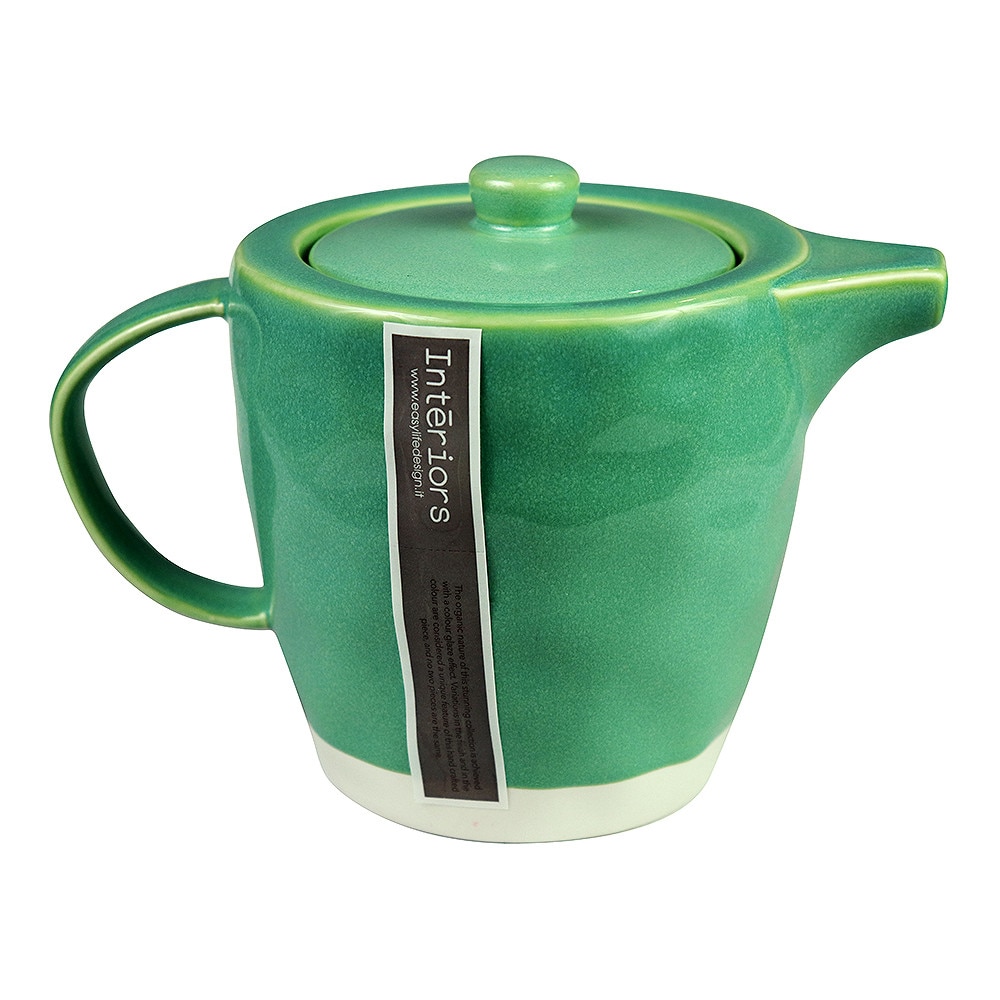 Ceainic - Interiors Aqua, Verde, Portelan, 750 ml