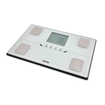 Cantar Corporal Tanita BC 401, Smart, Bluetooth, App Pentru Fitness Tracking, Max 150kg/Min100g, 22x31 cm, Alb Cantar Corporal Tanita BC 401, Smart, Bluetooth, App Pentru Fitness Tracking, Max 150kg/Min100g, 22x31 cm, Alb