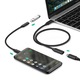 Адаптер Ugreen, USB-C 3.1, USB-C 3.1, 0.5m, черен