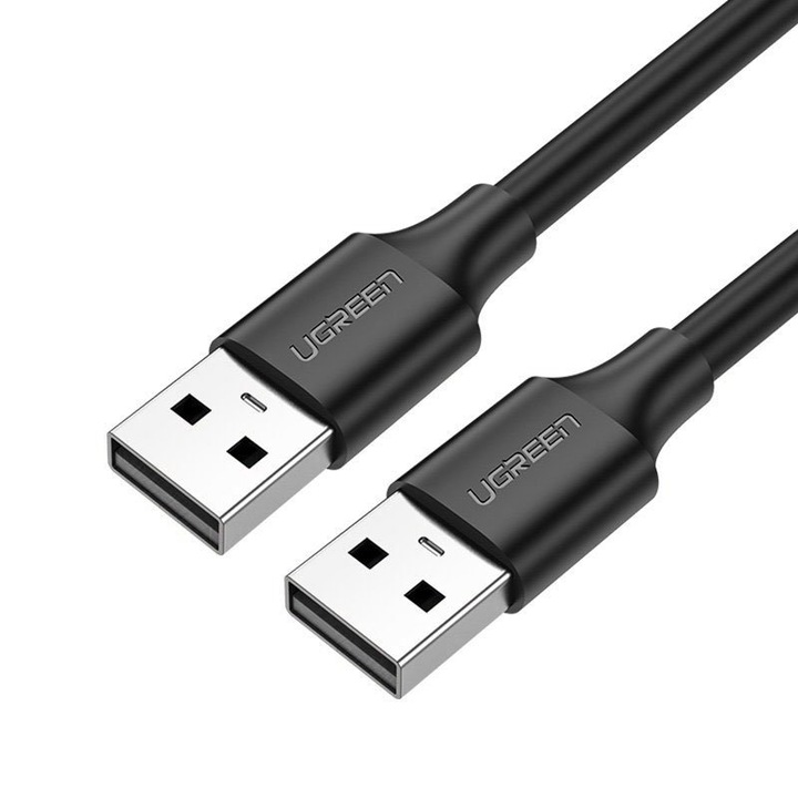 Адаптер Ugreen, USB 2.0, USB 2.0, 0.5m, черен