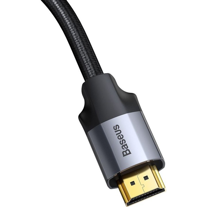 Адаптер Baseus Enjoyment Series, HD Male, VGA Male, 2m, тъмносив