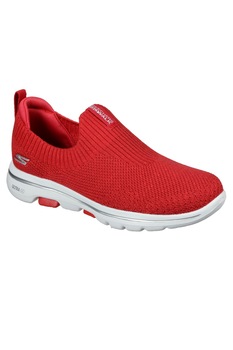 Pantof sport Slip On Go Walk 5 Trendy, Skechers, Rosu Pantof sport Slip On Go Walk 5 Trendy, Skechers, Rosu