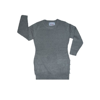 Pulover cu maneca lunga pentru fete Happy House BL-262G-104, Gri 12869 Pulover cu maneca lunga pentru fete Happy House BL-262G-104, Gri 12869