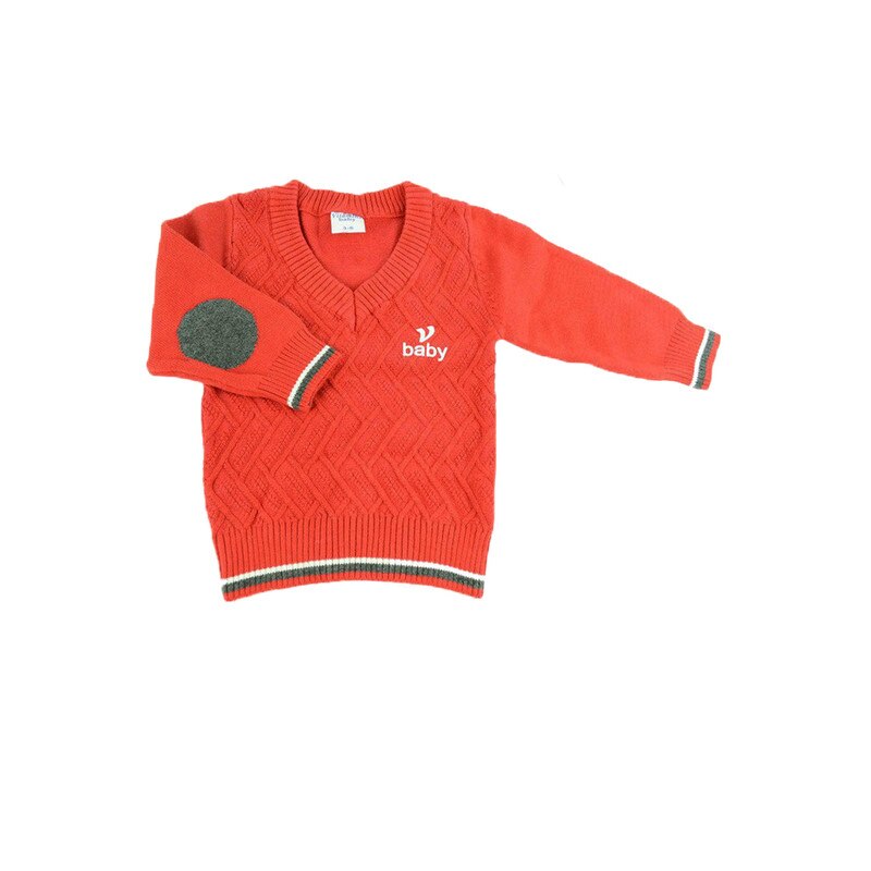 Pulover maneca lunga pentru Baieti Vitamins 4006R, Rosu 80 cm