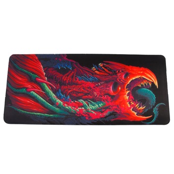 Mouse pad profesional pentru jucatori, dragon, colorat, 90x40cm, desen G Mouse pad profesional pentru jucatori, dragon, colorat, 90x40cm, desen G
